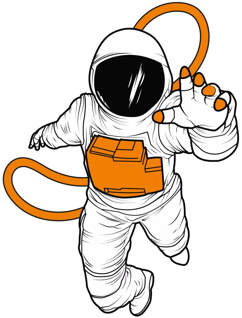 astronaute LCDD