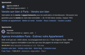 google ads search