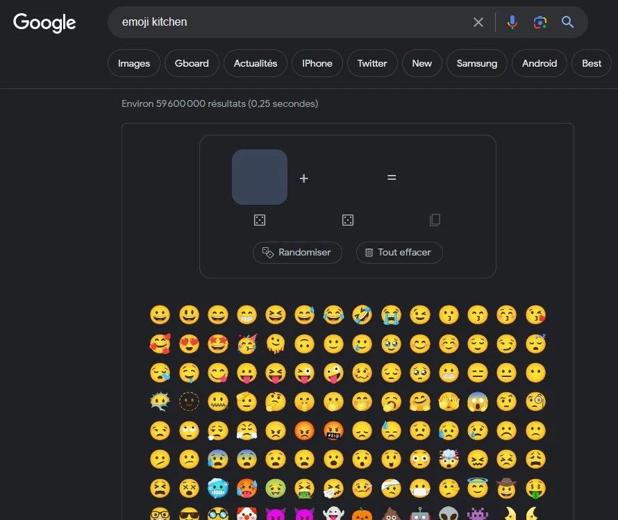 emoji serp