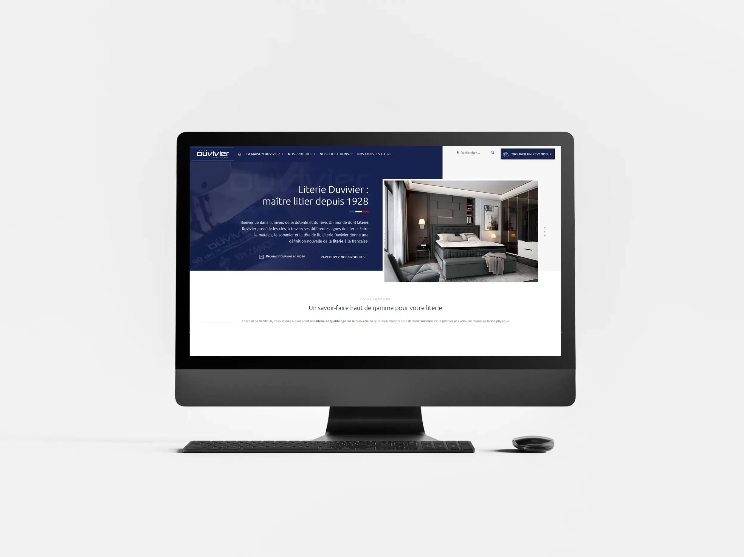 référencement literie duvivier