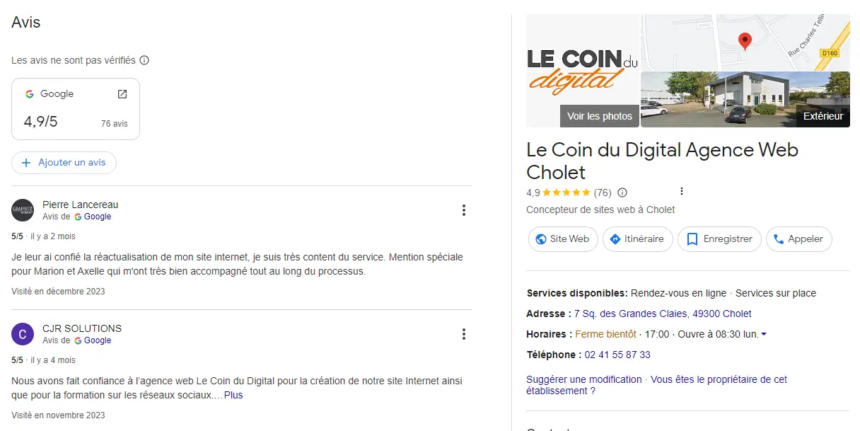 avis le coin du digital