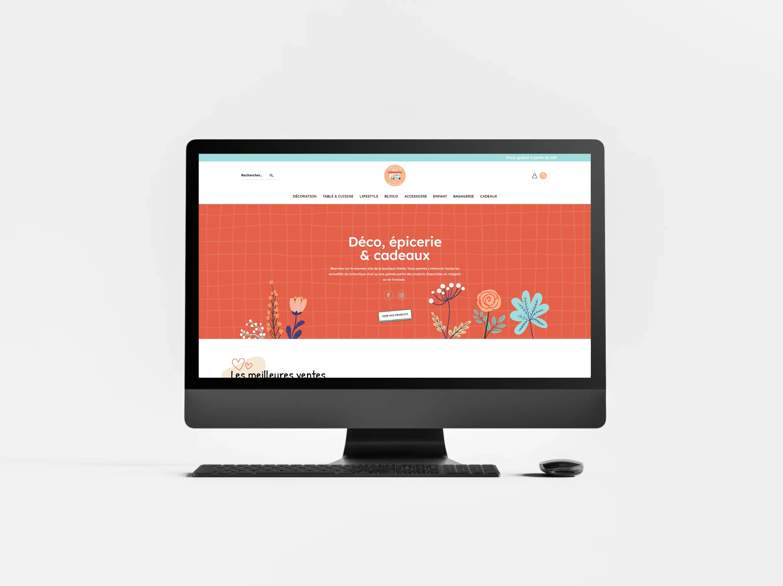 site ecommerce hola la