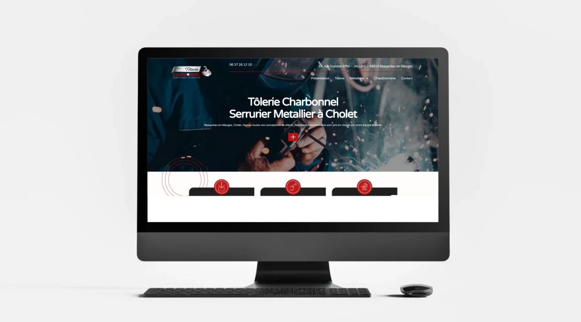 création site internet tolerie charbonnel