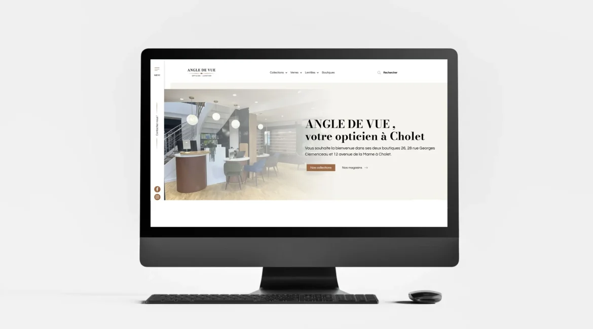site vitrine angle de vue